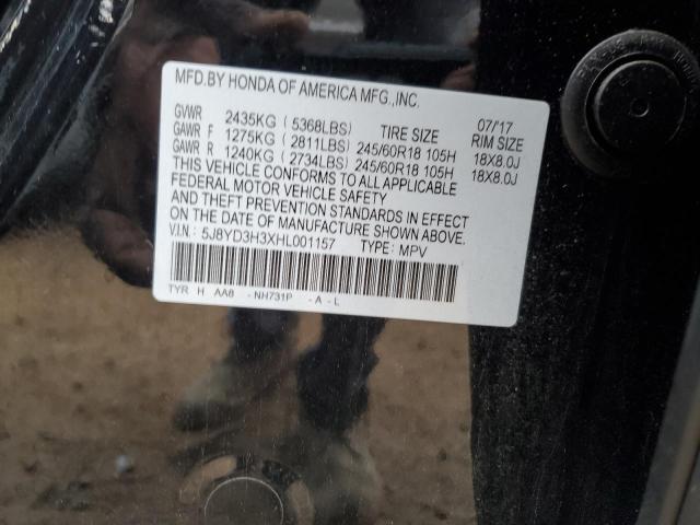 Photo 12 VIN: 5J8YD3H3XHL001157 - ACURA MDX 