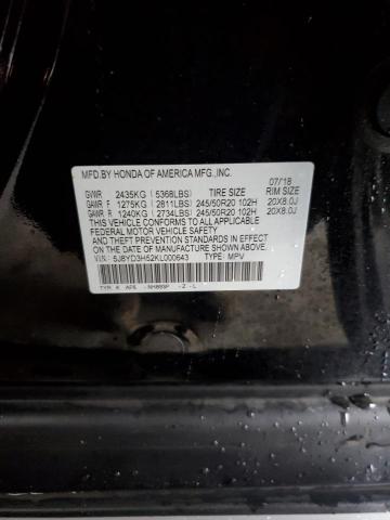 Photo 13 VIN: 5J8YD3H52KL000643 - ACURA MDX TECHNO 