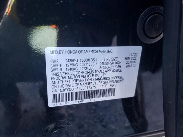 Photo 9 VIN: 5J8YD3H52LL017279 - ACURA MDX TECHNO 