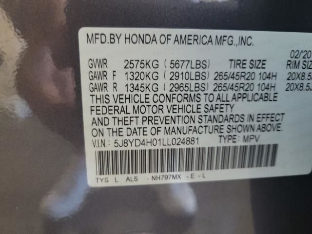 Photo 8 VIN: 5J8YD4H01LL024881 - ACURA MDX 