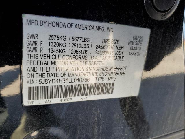 Photo 11 VIN: 5J8YD4H31LL040766 - ACURA MDX 