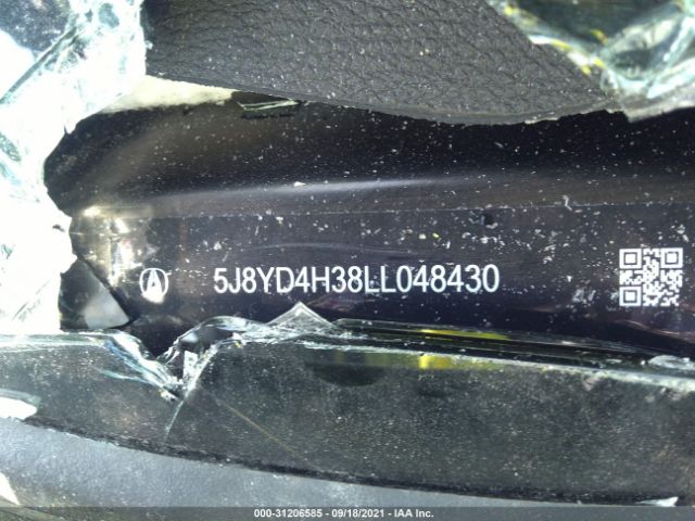 Photo 8 VIN: 5J8YD4H38LL048430 - ACURA MDX 