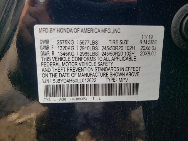 Photo 11 VIN: 5J8YD4H50LL012622 - ACURA MDX 