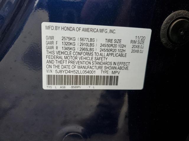 Photo 11 VIN: 5J8YD4H52LL054001 - ACURA MDX 