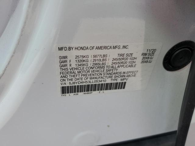 Photo 12 VIN: 5J8YD4H53LL053410 - ACURA MDX 