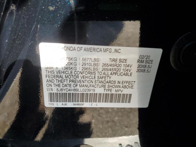 Photo 11 VIN: 5J8YD4H89LL023919 - ACURA MDX 