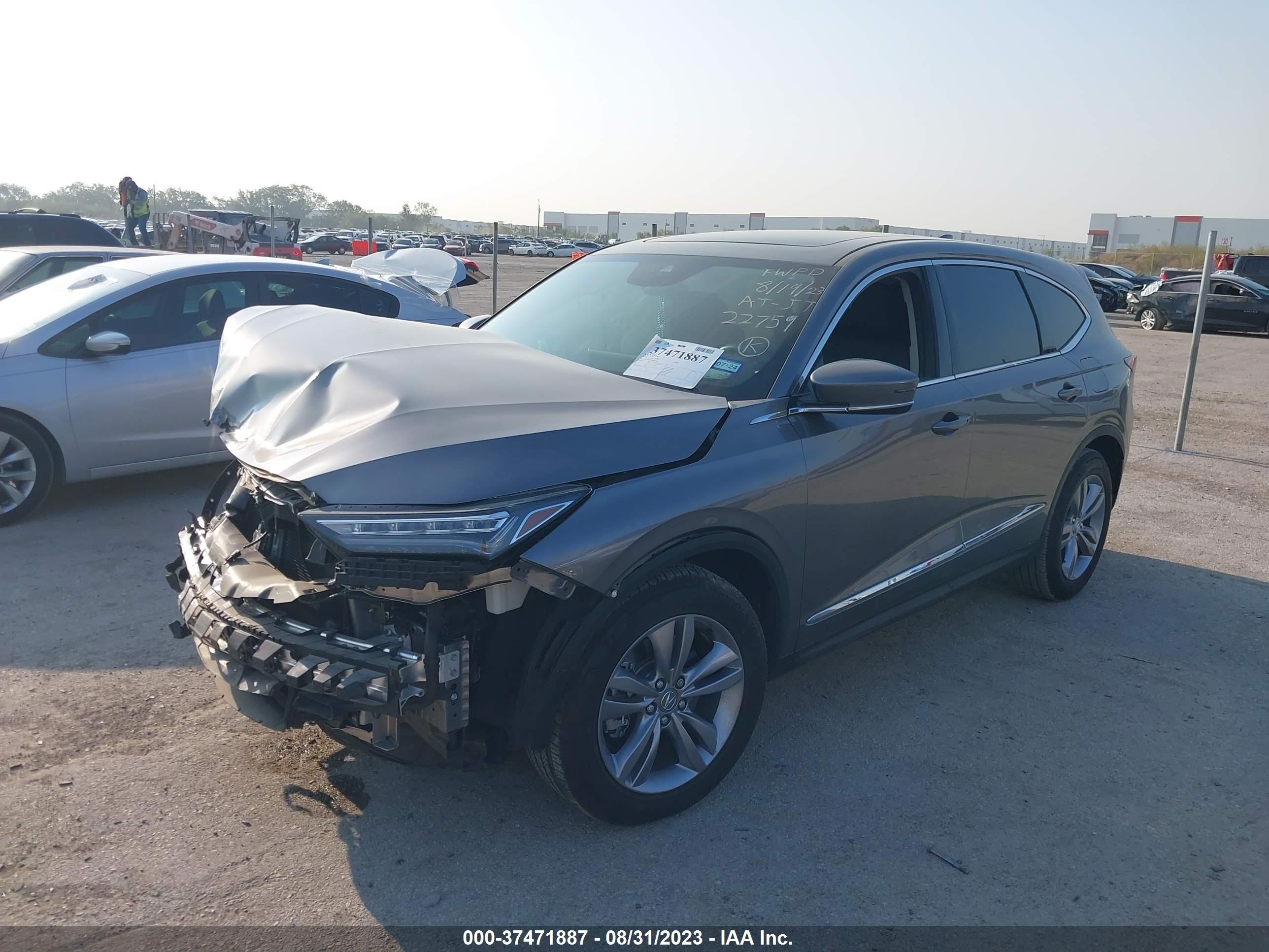 Photo 1 VIN: 5J8YD9H31NL006424 - ACURA MDX 