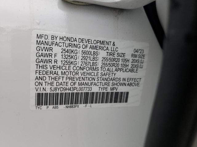 Photo 13 VIN: 5J8YD9H43PL007733 - ACURA MDX TECHNO 