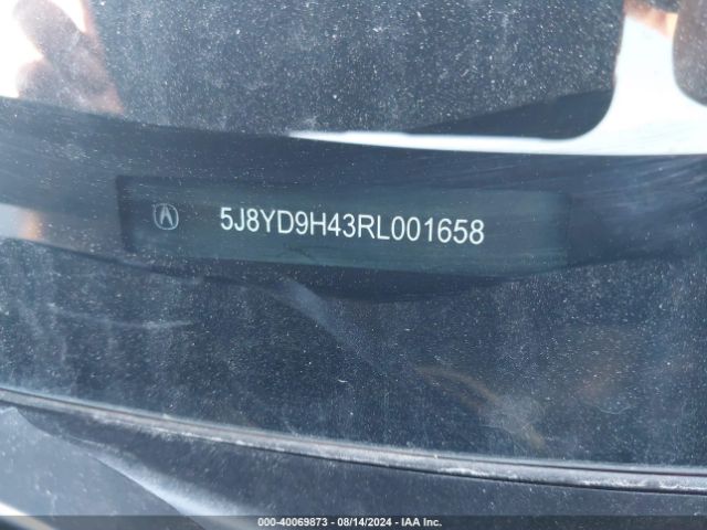 Photo 8 VIN: 5J8YD9H43RL001658 - ACURA MDX TECHNO 