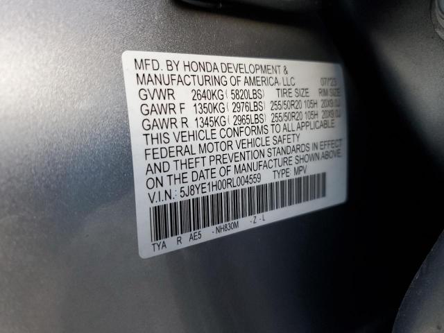 Photo 12 VIN: 5J8YE1H00RL004559 - ACURA MDX 