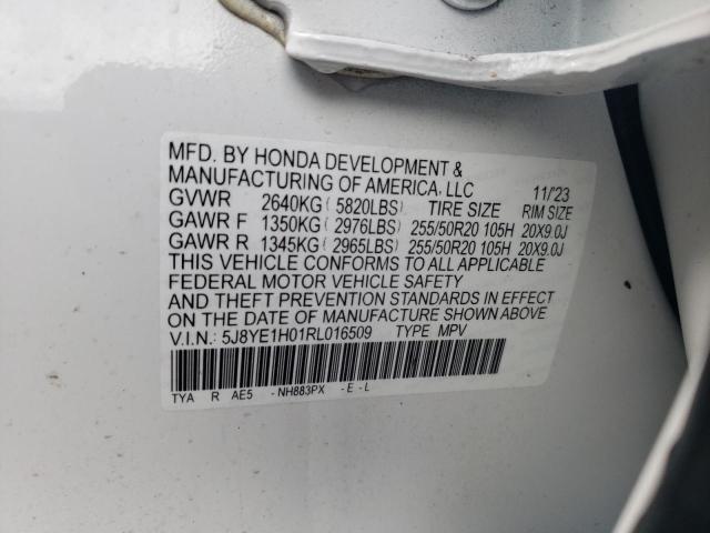 Photo 12 VIN: 5J8YE1H01RL016509 - ACURA MDX A-SPEC 