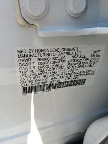 Photo 12 VIN: 5J8YE1H0XPL042961 - ACURA MDX 