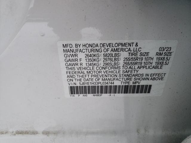 Photo 12 VIN: 5J8YE1H33PL034744 - ACURA MDX 