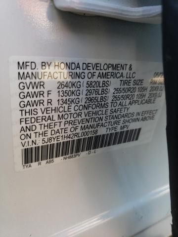 Photo 11 VIN: 5J8YE1H42RL000158 - ACURA MDX 