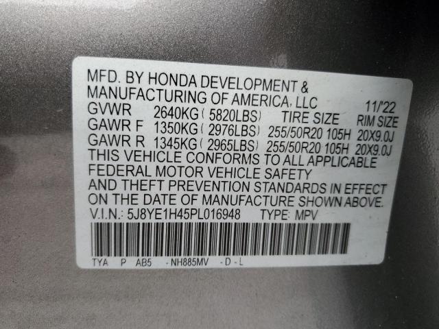 Photo 13 VIN: 5J8YE1H45PL016948 - ACURA MDX TECHNO 