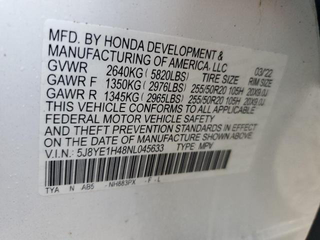 Photo 11 VIN: 5J8YE1H48NL045633 - ACURA MDX TECHNO 