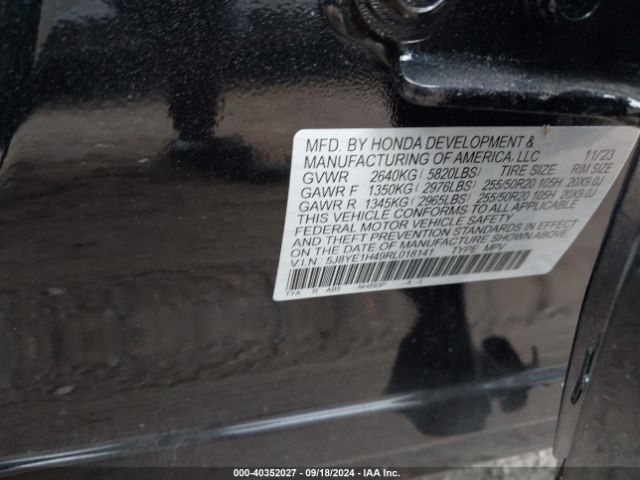 Photo 8 VIN: 5J8YE1H49RL018141 - ACURA MDX 