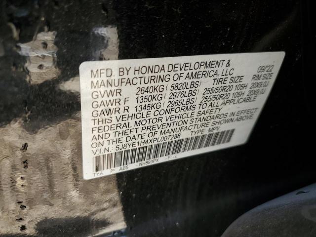 Photo 12 VIN: 5J8YE1H4XPL007288 - ACURA MDX TECHNO 