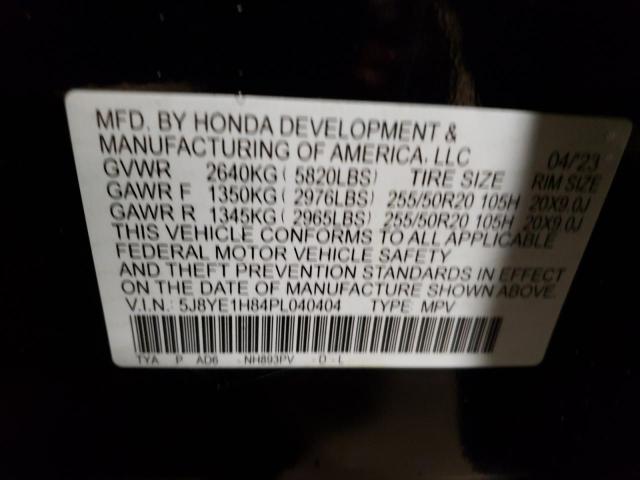 Photo 12 VIN: 5J8YE1H84PL040404 - ACURA MDX ADVANC 