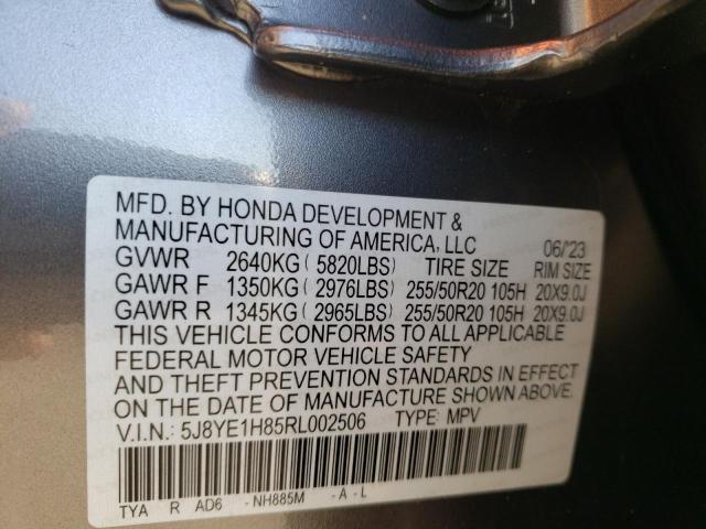 Photo 12 VIN: 5J8YE1H85RL002506 - ACURA MDX ADVANC 