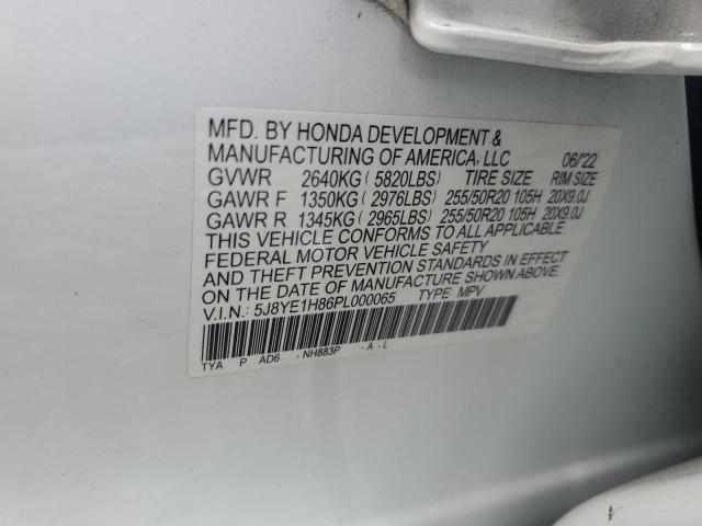 Photo 12 VIN: 5J8YE1H86PL000065 - ACURA MDX 