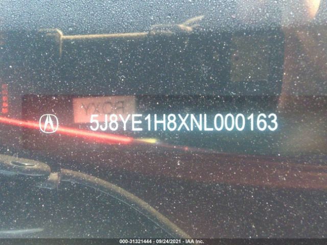 Photo 8 VIN: 5J8YE1H8XNL000163 - ACURA MDX 