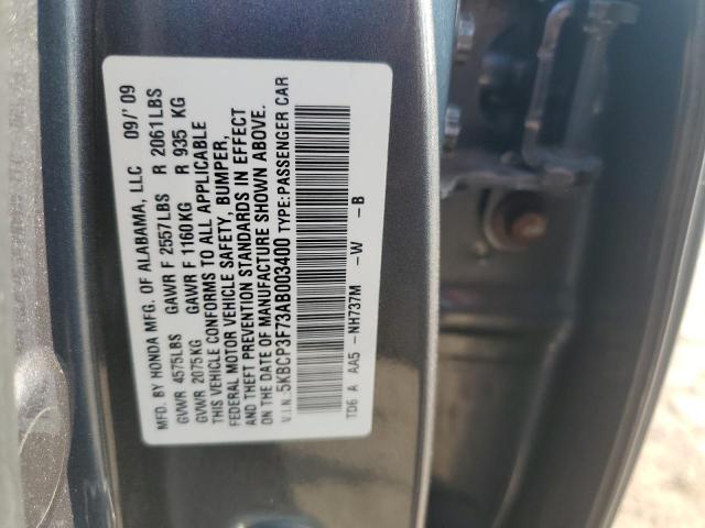 Photo 12 VIN: 5KBCP3F73AB003400 - HONDA ACCORD EX 