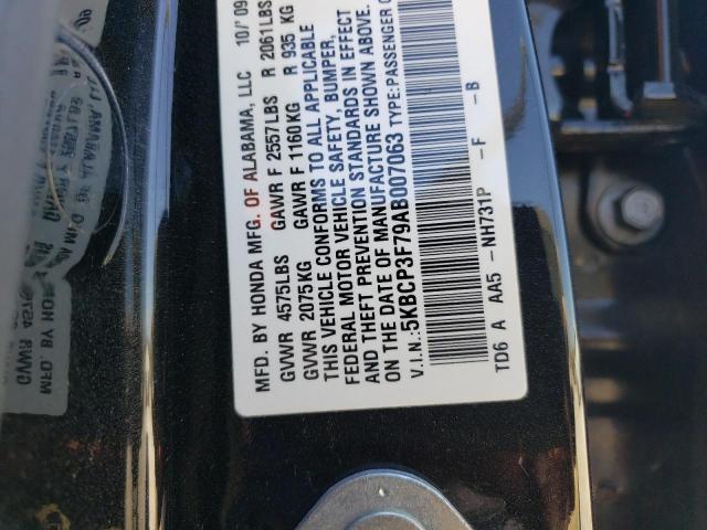 Photo 11 VIN: 5KBCP3F79AB007063 - HONDA ACCORD 