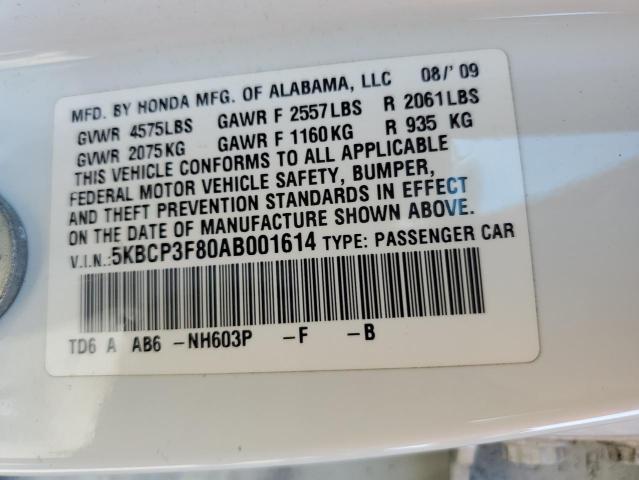 Photo 11 VIN: 5KBCP3F80AB001614 - HONDA ACCORD 