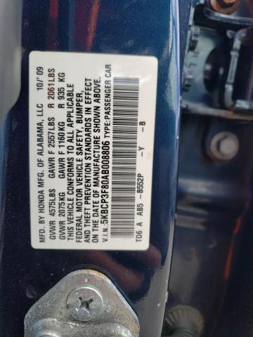 Photo 11 VIN: 5KBCP3F80AB008806 - HONDA ACCORD 