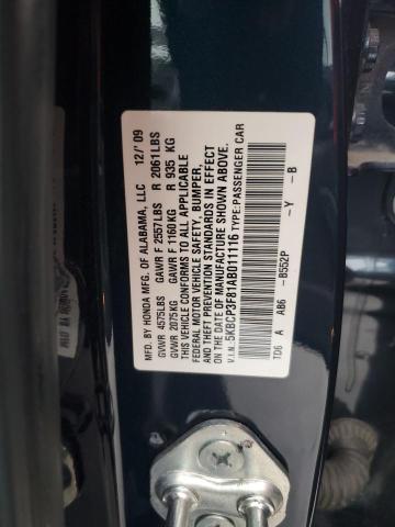 Photo 11 VIN: 5KBCP3F81AB011116 - HONDA ACCORD EXL 