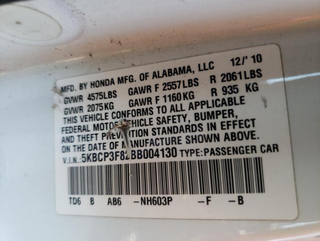 Photo 9 VIN: 5KBCP3F82BB004130 - HONDA ACCORD EXL 