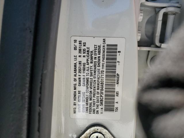 Photo 12 VIN: 5KBCP3F84AB017170 - HONDA ACCORD 