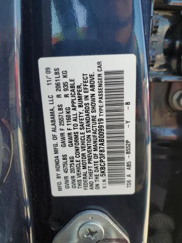 Photo 11 VIN: 5KBCP3F87AB009919 - HONDA ACCORD 