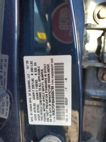 Photo 11 VIN: 5KBCP3F88AB006799 - HONDA ACCORD EXL 