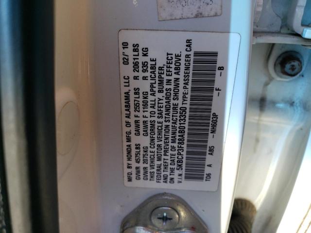 Photo 12 VIN: 5KBCP3F88AB013350 - HONDA ACCORD EXL 