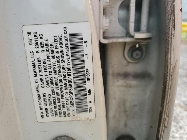 Photo 12 VIN: 5KBCP3F88AB018760 - HONDA ACCORD EXL 