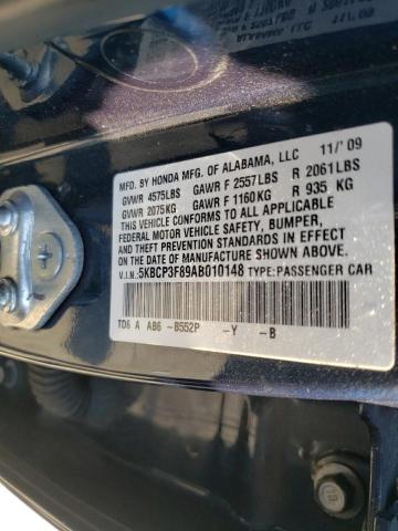 Photo 11 VIN: 5KBCP3F89AB010148 - HONDA ACCORD EXL 