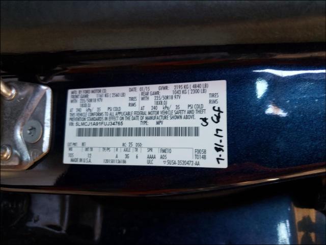 Photo 9 VIN: 5LMCJ1A91FUJ34765 - LINCOLN MKC 