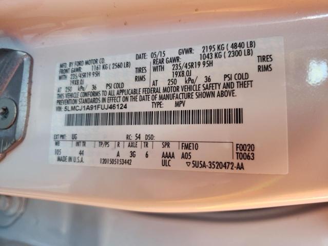 Photo 9 VIN: 5LMCJ1A91FUJ46124 - LINCOLN MKC 