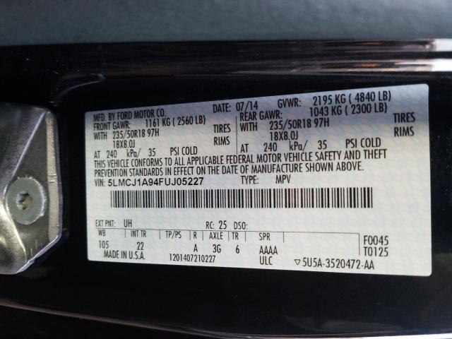 Photo 9 VIN: 5LMCJ1A94FUJ05227 - LINCOLN MKC 