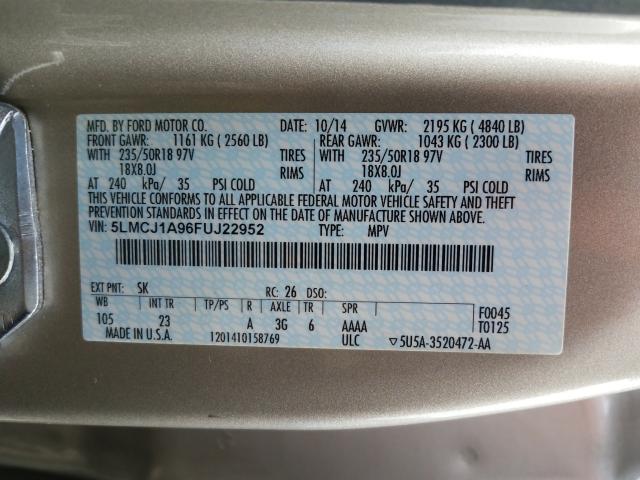 Photo 9 VIN: 5LMCJ1A96FUJ22952 - LINCOLN MKC 