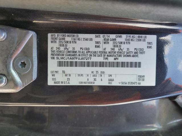 Photo 12 VIN: 5LMCJ1A97FUJ07277 - LINCOLN MKZ 