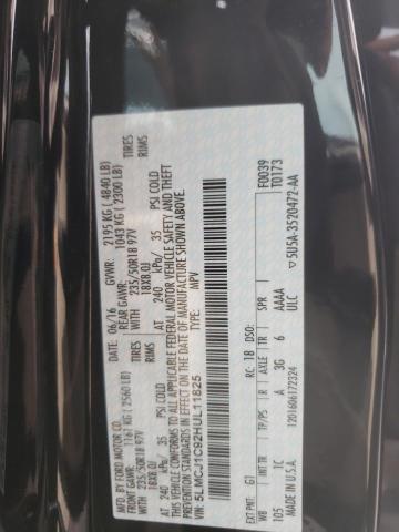 Photo 11 VIN: 5LMCJ1C92HUL11825 - LINCOLN MKC PREMIE 