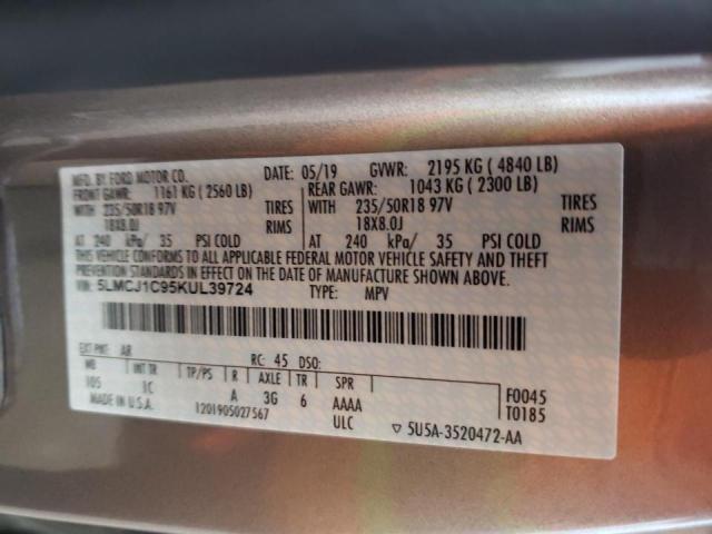 Photo 9 VIN: 5LMCJ1C95KUL39724 - LINCOLN MKC 