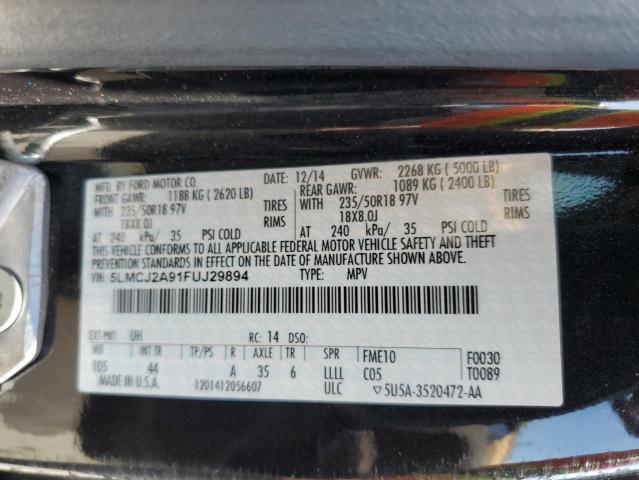 Photo 12 VIN: 5LMCJ2A91FUJ29894 - LINCOLN MKC 