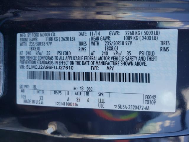 Photo 9 VIN: 5LMCJ2A96FUJ27610 - LINCOLN MKC 