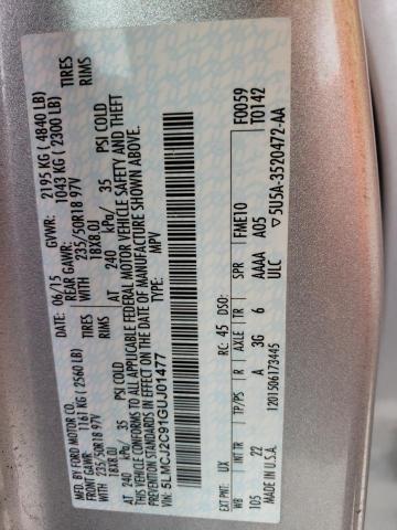 Photo 9 VIN: 5LMCJ2C91GUJ01477 - LINCOLN MKC SELECT 