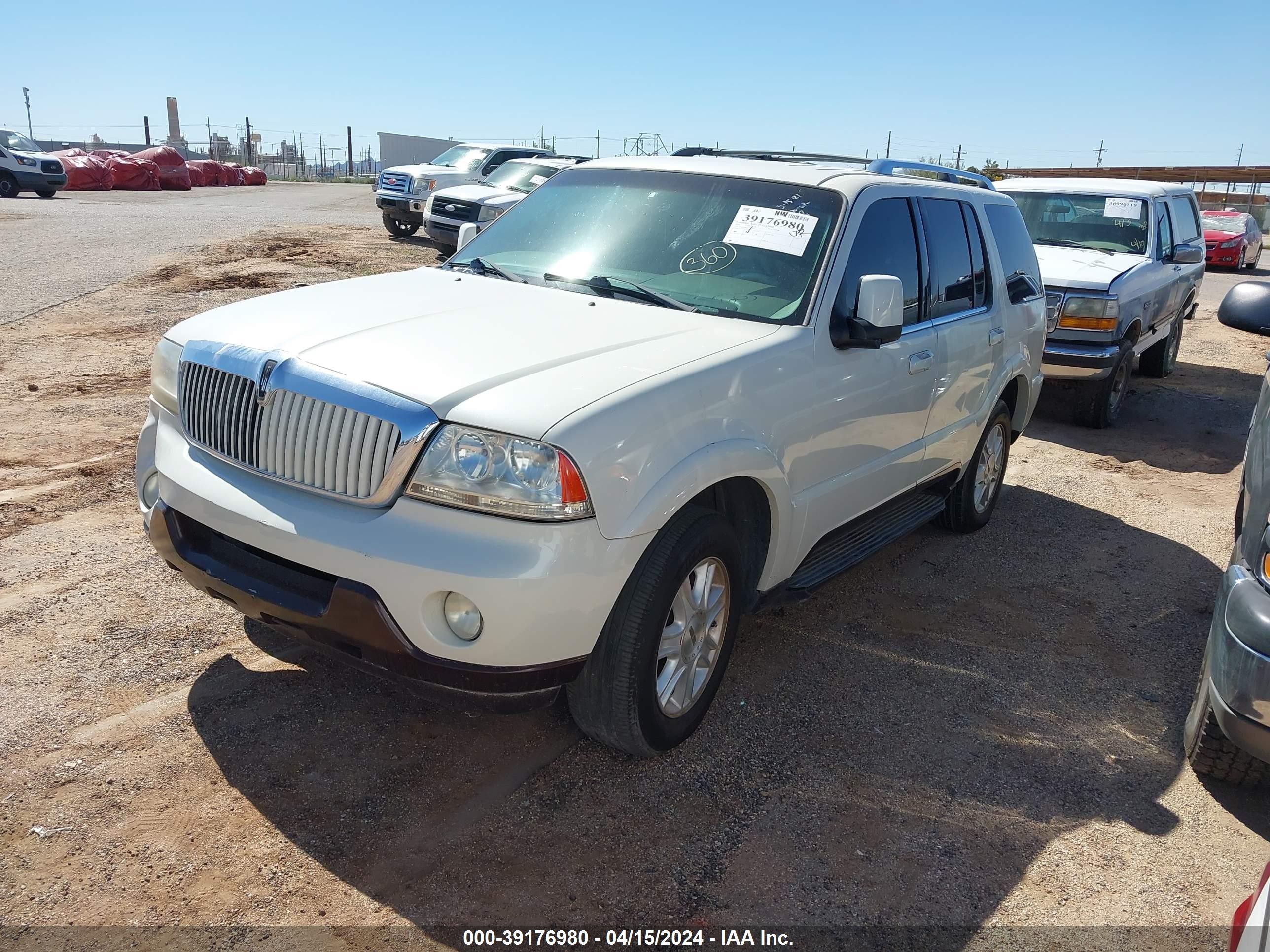 Photo 1 VIN: 5LMEU68HX4ZJ14735 - LINCOLN AVIATOR 