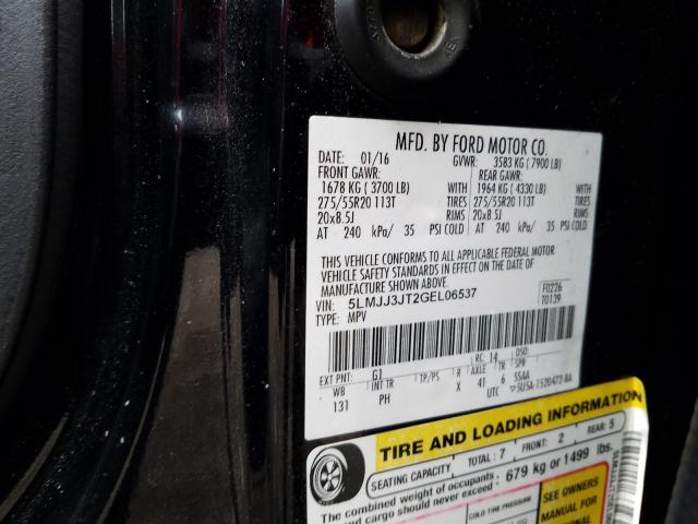 Photo 9 VIN: 5LMJJ3JT2GEL06537 - LINCOLN NAVIGATOR 